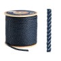 High-strength 3-strand polyester line Ø 8mm Blue 200mt spool OS0645308