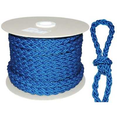 Square Line PP Floating mooring rope 50mt spool Light blue Ø16mm AM00219247