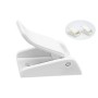 White plastic buckle for straps up to 30mm screw mount OS0644130