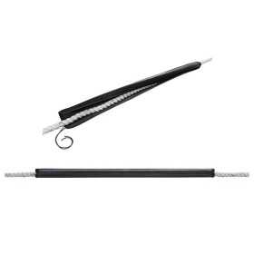 Proteggi cima in pelle per cime Ø 16 - 24mm L.50cm Nera OS0645501-18%