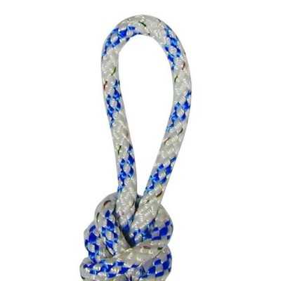 Bora Rope for Halyards and Sheets 50mt Spool White with Blue line Ø6mm AM00119260