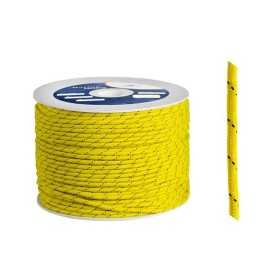 Polypropylene braid Ø 4mm Yellow 200mt spool OS0642004GI