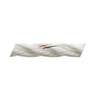 Marlow 3-strand pre-stretched line Ø 12mm White colour 200mt spool OS0643112