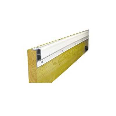 White PVC Dock Edge Protection Profile 300x7.3x1.9cm for docks and piers MT3800806