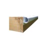 White PVC P-Type Dock Edge Protection Profile 9.8m for docks and piers MT3800811
