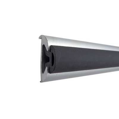 Black PVC Fender Profile 12mt for aluminium support H37mm MT383213712