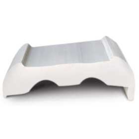 TeStainless Steelilmare White PVC Standard Base H40 mm Unit Size 12mt for Sphaera Fender Profiles 25 & 35 MT383250213 TeStainless Steelilmare White PVC Standard Base H40 mm Unit Size 12mt for Sphaera Fender Profiles 25 & 35 MT383250213