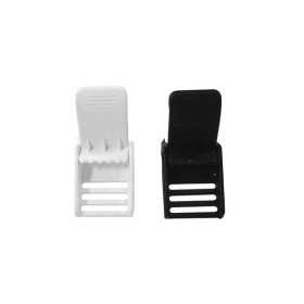Plastic movable buckle Suitable for straps/belts up to 30 mm White colour N10900902779B