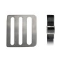 2 x 4-bar stainleStainless Steel steel buckles for webbing up to 30mm OS0671030