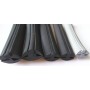 Black PVC profile, seawater resistant, for windows - Sold by the metre OS4448100