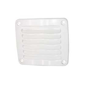 Presa aria quadrata Top Line 92x92mm in plastica bianca LZ47063-5%