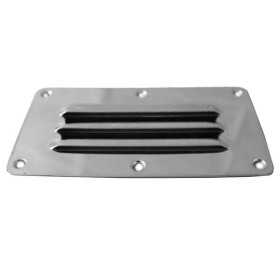 Griglia di aerazione in acciaio inox lucidato a specchio 127x65mm MT1700001-10%