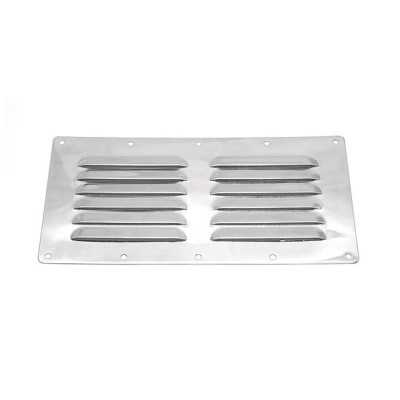 Polished stainless steel air vent 232x128mm MT1700004