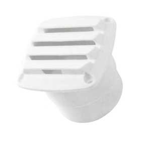 Presa d'aria a incasso in Plastica Bianca con attacco per tubi Ø75mm MT1702057-5%