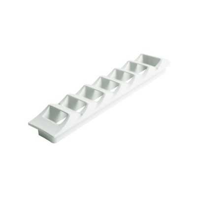 Side louvre air vent White ABS 415x83mm OS5340651