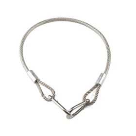 Stainless steel safety cable 25HP 60cm Max Load 120kg TRN0300450 Stainless steel safety cable 25HP 60cm Max Load 120kg TRN0300450