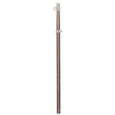 Stainless steel Flag Staff with 2 rope eyelets L40cm Ø14mm N30112502145