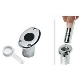 S.S. Flush flagstaff base for pole Base 60x45mm OS3539020