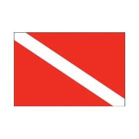 Heavy polyester flag Dive signalling 20x30cm N30112503760 Heavy polyester flag Dive signalling 20x30cm N30112503760