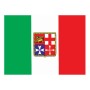 Italian Flag Sticker with Merchant Marine emblem 12x16cm N31812603783