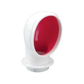 Large White PVC Cowl Air vent - H250 N30311602498