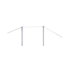 Handrail kit with 2 aluminuim stanchions + 3.70mt rope TRS1825070 Handrail kit with 2 aluminuim stanchions + 3.70mt rope TRS1825070