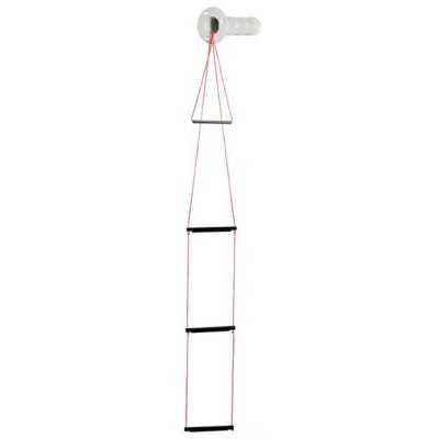Recess fit 3-step emergency ladder with front screws L.110cm OS4952203