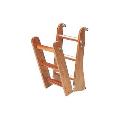 Ladder made of mahogany wood 4 steps 740x330mm OS4953104