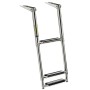 Telescopic ladder for gangplank fitted with 3 large steps OS4954163