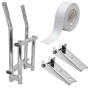 Stainless Steel Folding Ladder 2 steps + accessories for installation on the transom N30810111200