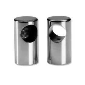 Stainless steel Handrail terminal Ø25mm h65mm OS4150025