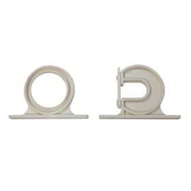 White nylon rod holder Ø 38mm N30413004953 White nylon rod holder Ø 38mm N30413004953