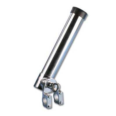 Stainless steel fishing rod holder with multi position adjustment For handrails and pushpits TRM2650025