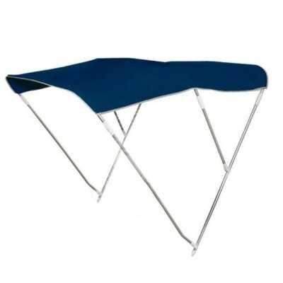 Aluminium 3 Arch Bimini H.110cm W.200cm L.180cm Navy Blue MT3265070