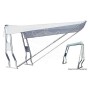 Telescopic Awning for Stainless steel Roll-Bar Tube 120x145x190cm White OS4690601