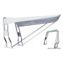 Telescopic Awning for Stainless steel Roll-Bar Tube 130x145x145cm White for Stern OS4690621