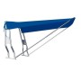 Telescopic Awning for Stainless steel Roll-Bar Tube 130x145x145cm Navy Blue for Stern OS4690631