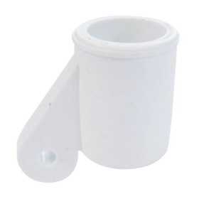 Flanged Joint with 1 flange Tube D.22mm White colour N120412007001B