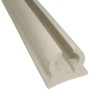 Canalina in PVC semirigido bianco per tendalini e capottine 4mt OS4401001-18%