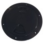 Screw-on inspection hatch D.205mm Black N30211202028