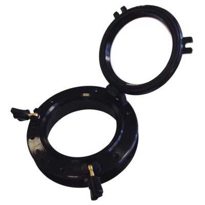 Round opening Porthole D.320mm Black colour MT1614126