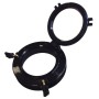 Round opening Porthole D.320mm Black colour MT1614126