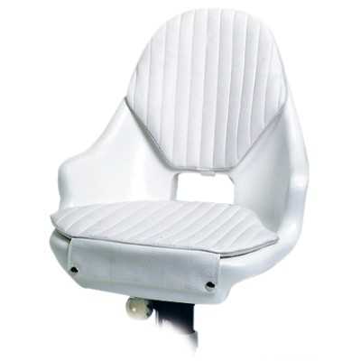Compact seat frame polyethylene white + cushions 49x49x40cm N31013511550