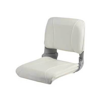 Seat with foldable backrest and pull-out padding White OS4840201