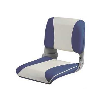 Sedile con schienale ribaltabile e imbottitura sfilabile Bianco/ Blu OS4840203-18%