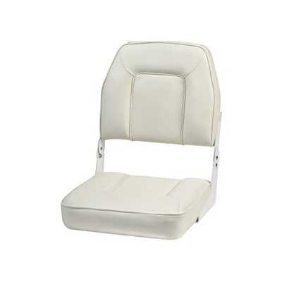 De Luxe seat with foldable backrest White OS4840301