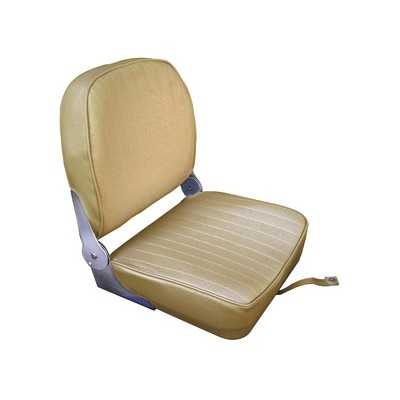 Seat with foldable backrest sand vinyl cushion 400x467x474mm OS4840403
