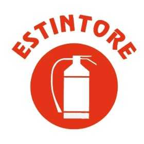 Type-approved EC extinguisher sticker 100x80mm N31812621831