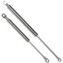 Stainless steel gas spring Open 355mm Stroke 130mm Response 12kg OS3800904