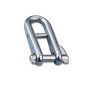 Stainless steel shackle with snap-lock and stopper bar Pin 8mm MT0121575